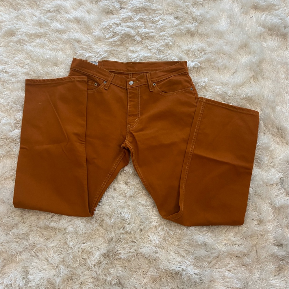 Levi’s Mens  Rust Orange Jeans 34 x 30